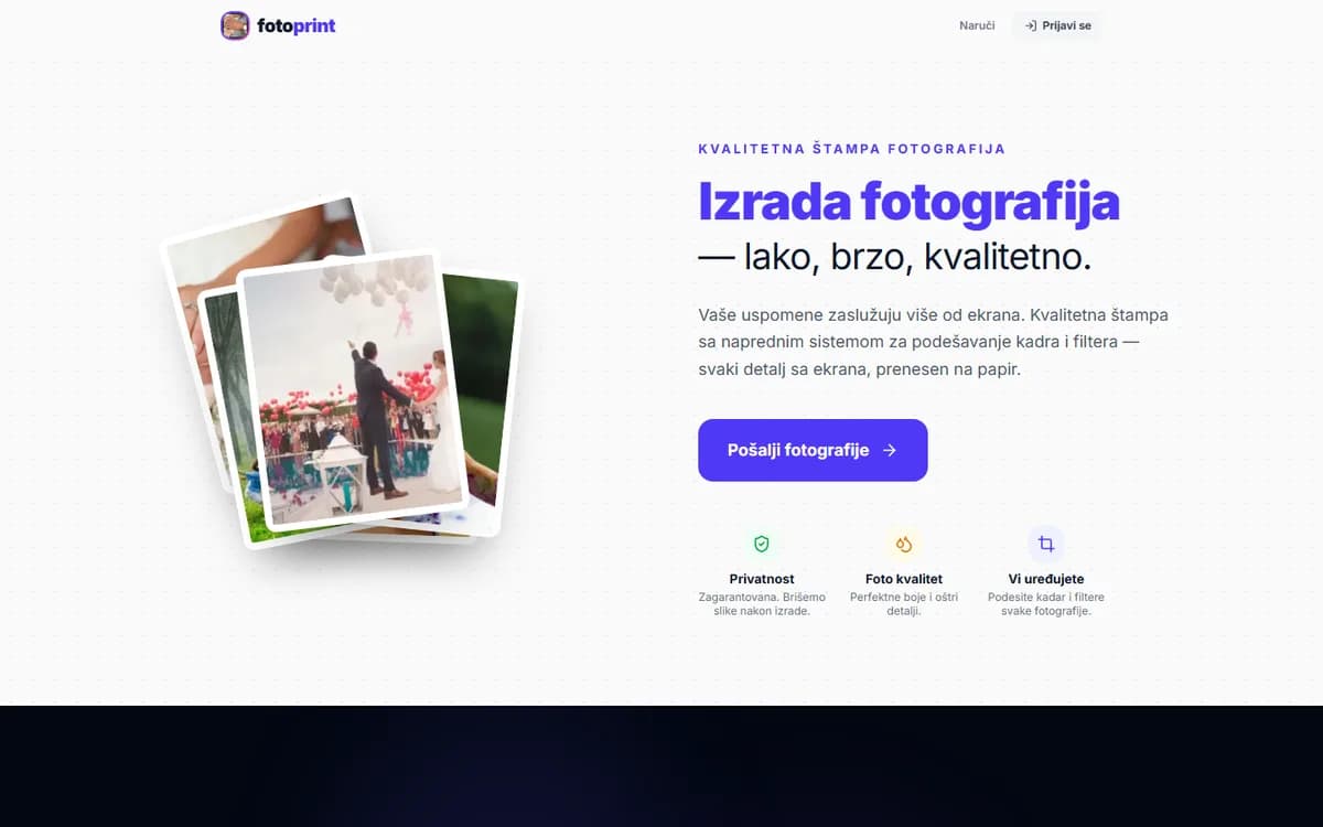 FotoPrint — izrada fotografija online